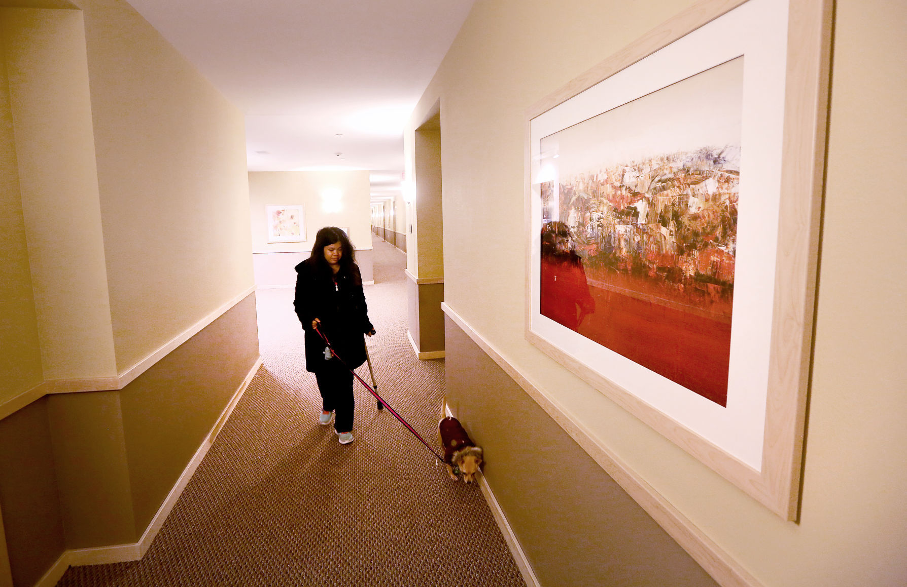 McAteer and her dog